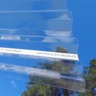 Гофрований монолітний полікарбонат Rodeca 1040х2000х1 мм прозорий