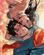 Картина по номерам Wonder Woman: Объятия ©Warner Bros 40х50 см Ideyka