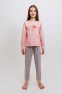 Пижама для девочек KOSTA р.134–140 серый 2516-4