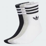 Носки Adidas 3S CREW S 3P JV7403 р.XL разноцветный