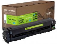 Картридж Patron совместимый HP 207X (W2211X) Green Label, (PN-207XCGL) cyan