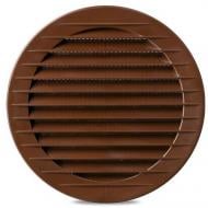 Решетка вентиляционная AirRoxy круглая AOzS 60 диаметр 60 мм 02-264 пластик коричневый