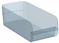 Органайзер для холодильника Rotho LISKAMM M 282x130x90 мм прозрачно-серый 1068790000