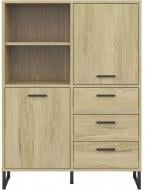 Стелаж BRW Ramla 1250х900х400 мм ясен білоруський (S489-REG2D3S/U-JEG)