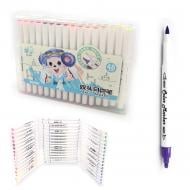 Фломастери двосторонні 239-48 Mouse 48 кольорів 165 мм пензлик/скошений наконечник J.Оtten