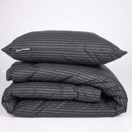 Одеяло шерстяное №160 Сolor Fun Line 17-0611 Stripe Black лето 200x220 см MirSon черный