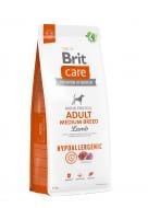 Корм сухой для средних пород Brit Care Hypoallergenic Adult с ягненком 12 кг