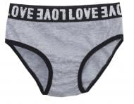 Трусы для девочек KOSTA р.110–116 серый меланж 2664-10