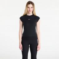Футболка Nike W NSW CHILL KNIT RIB SS TOP IF0242-010 р.M черный