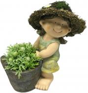 Фигурка садовая Engard AW-42 Лола с кашпо 34х20х36,5 см Фигурка садовая Engard AW-42 Лола с кашпо 34х20х36,5 см