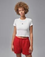 Футболка Jordan W J BRK ESS SS TMID TEE II9928-100 р.S белый