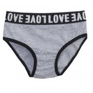 Трусы для девочек KOSTA р.134–140 серый меланж 2668-10