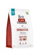 Корм сухой беззерновой для всех пород Brit Care Grain-free Sensitive с олениной 3 кг