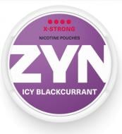 Нікотинові паучі ZYN ICY BLACKCURRANT X-Strong