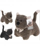 Стопор дверной Koopman "Кошка" коричневый/черный