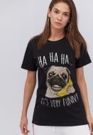 Футболка YAPPI Boyfriend WB2035 р.M черный