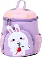 Рюкзак детский HW Зайка 23x13x28 см фиолетовый 6156