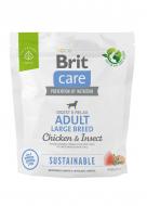 Корм сухий для великих порід Brit Care Sustainable Adult Large Breed з куркою 1 кг