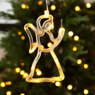 Фигурка с подсветкой Ангел 21 см прозрачный DH-NY-90 T