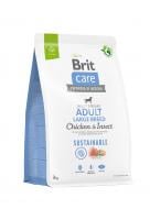 Корм сухий для великих порід Brit Care Sustainable Adult Large Breed з куркою 3 кг