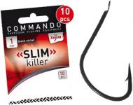 Крючок CarpZoom Slim Killer Hook №2 10 шт. CZ4893