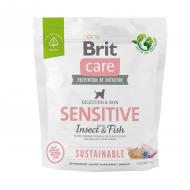 Корм сухой для всех пород Brit Care Sustainable Sensitive с рыбой 1 кг