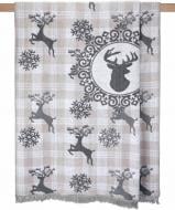 Плед Deer 150x200 см бежево-серый Arya
