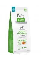 Корм сухий беззерновий для великих порід Brit Care Grain-free Adult Large Breed з лососем 12 кг