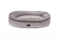 Лежак Harley and Cho Donut Soft Touch Gray M 80x60 см 3104015