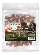 Лакомство для собак Lucky Star гантельки из мяса утки на прессованной кости 6 см 200 г