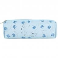 Пенал S Flower Symphony-2 Axent голубой с рисунком