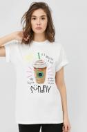 Футболка YAPPI Oversize 3702188 р.S белый