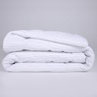 Одеяло №195 Сolor Fun Line 17-0605 Stripe White Silk зима 155x215 см MirSon белый
