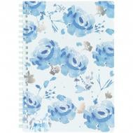 Блокнот Axent А5 80 лист. Flower Sym 1