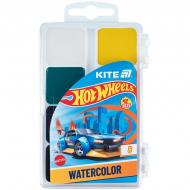 Краски акварельные Hot Wheels 8 цветов HW25-065 KITE