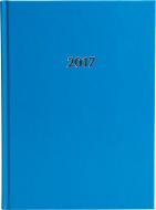 Дневник датированный светло-синий линия Buromax Strong A5 2017 BM.2129-30