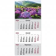 Календарь настенный Axent квартальный Gardens 3 2026