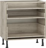 Тумба нижняя Грейд Оптимум с тремя ящиками частичного выдвижения Q-25 800x870x522 мм крафт серый