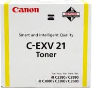 Тонер Canon C-EXV21 Yellow 0455B002 желтый