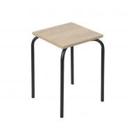 Табурет Vitan Классик на металлическом каркассе дуб античный / черный