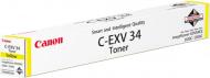 Тонер Canon C-EXV34 Yellow 3785B002 желтый