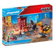 Конструктор Playmobil Міні-екскаватор із будівельною секцією 70443