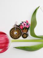 Набір для вишивання бісером Велосипедик AD-205 70х57 мм Абрис Арт