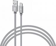 Кабель Intaleo CBGNYT1 USB Type-C 1 м сірий (1283126489136)