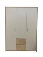 Шкаф для одежды Kartissa Макадамия 3д2ш 2065х1420х510 мм дуб кремона торро / макадамия