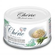 Корм вологий для котів Cherie Complete& Balanced, зі шматочками курки та шпинату в соусі, ж/б 80 г