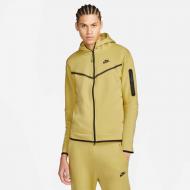 Джемпер Nike M NSW TCH FLC HOODIE FZ WR CU4489-700 р. XL желтый