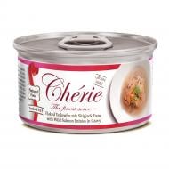 Корм влажный для котов Cherie С нежными кусочками желтоперого тунца и дикого лосося в соусе 80 г
