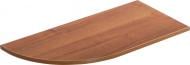 Полка DC ДСП угловая радиусная 600x орех лесной