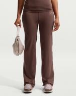 Брюки Nike W NK FLARED PANT GLS IO1295-216 р. M коричневый